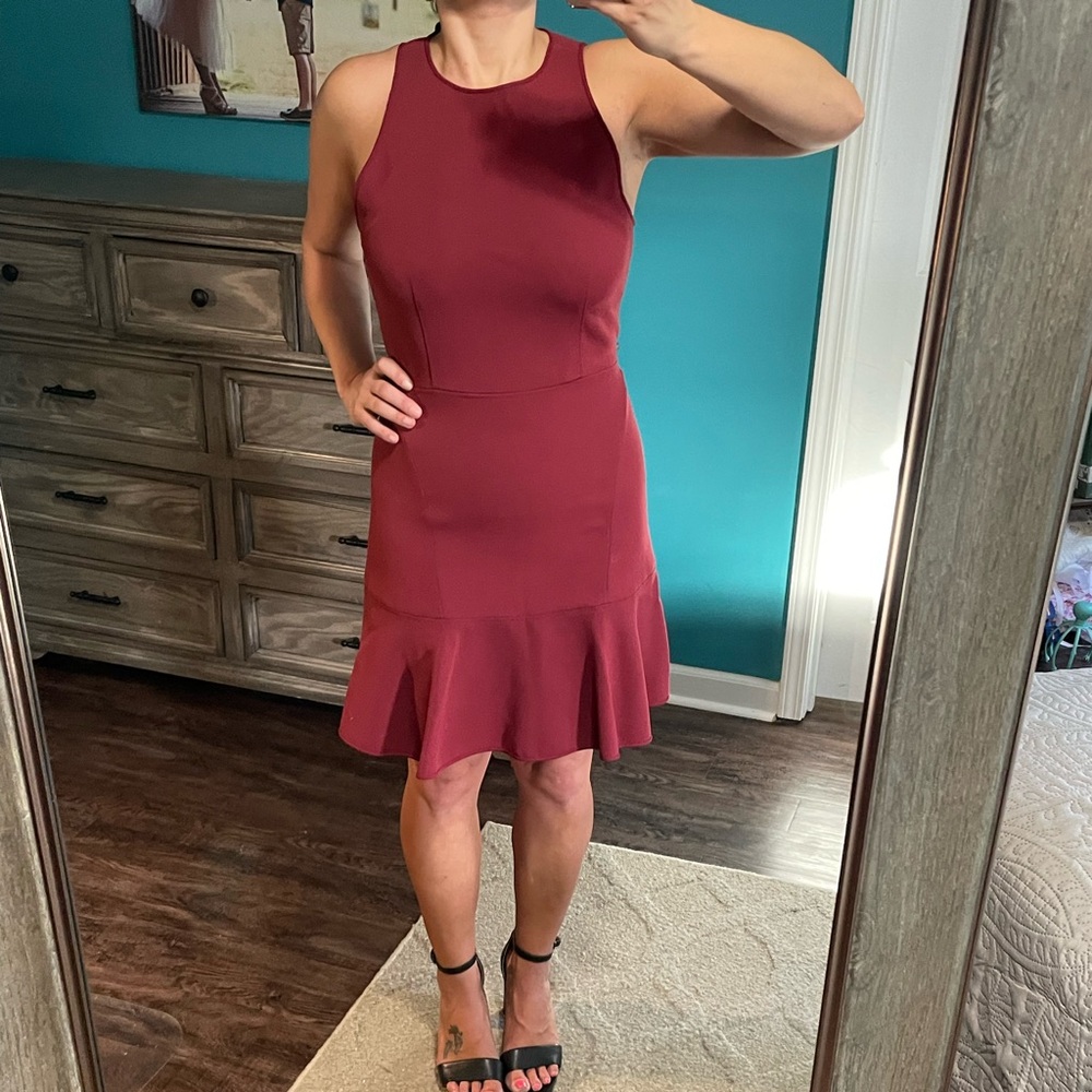 Theory Wine Red Dress